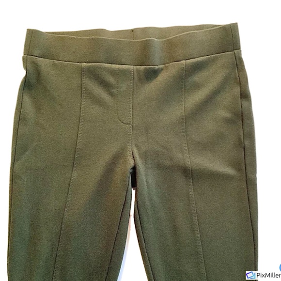 Style & Co. Womens Olive Green Stretch Pants, M - Picture 3 of 4